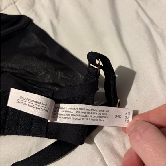 Auden Women's Unlined Mesh Bra - Picture 5 of 7